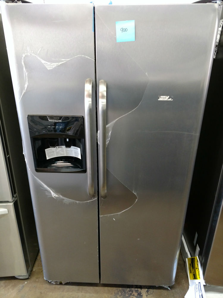 Side by side two door refrigerator  